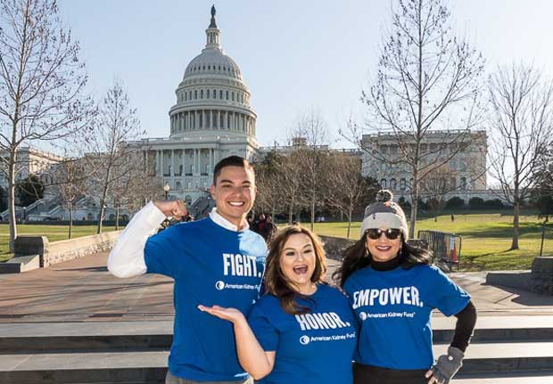 "AKF Ambassadors" Photo courtesy of American Kidney Fund