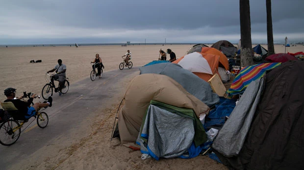 homeless encampment