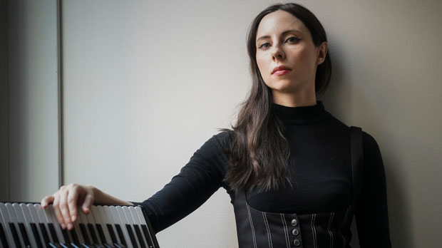 Erica Mancini, an accordionist