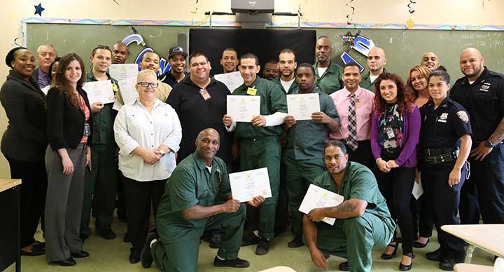 "Mentorship program with volunteers " Photo Courtesy of: The Fortune Society