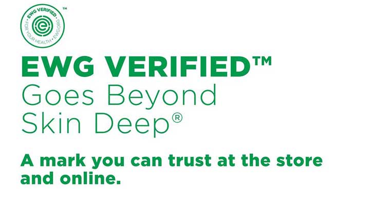 "EWG Verified" Photo Courtesy of: Environmental Working Group.