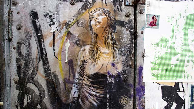 "Female Portrait 2 by C215" by MsSaraKelly licensed under CC BY 2.0