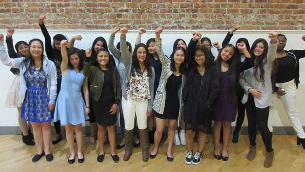 "Participants of Oasis for Girls" Photo courtesy of Oasis for Girls.