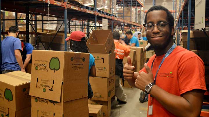 "Houston Food Bank Student Super Heroes Program" Photo Courtesy of: Houston Food Bank