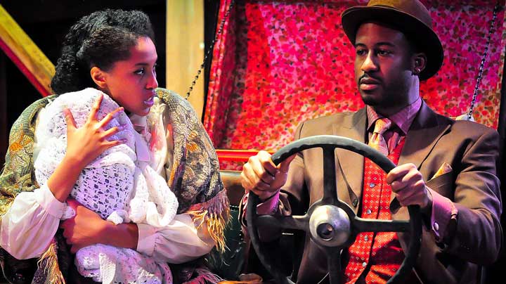 "Ragtime, Teal Holiday and Justin McCoy" Photo Courtesy of: Metropolitan Ensemble Theatre
