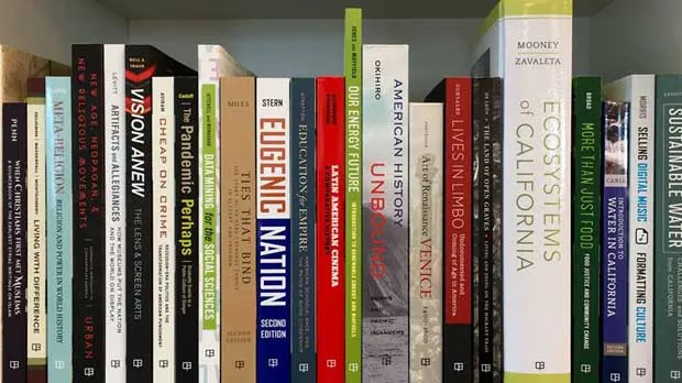 "Stack of Book" Photo courtesy of University of California Press Foundation