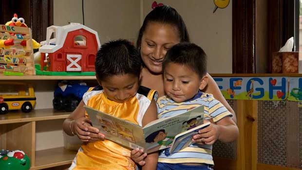 "Story time" Photo courtesy of Family Life Education