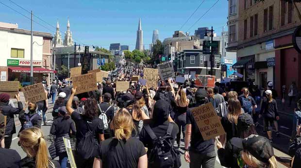 Protest in SF