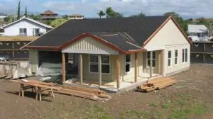 "An affordable model unit under construction at Kamakoa Nui." by Hawaii County licensed under CC BY 2.0