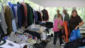 "Rummage Sale" by KOMUnews licensed under CC BY 2.0