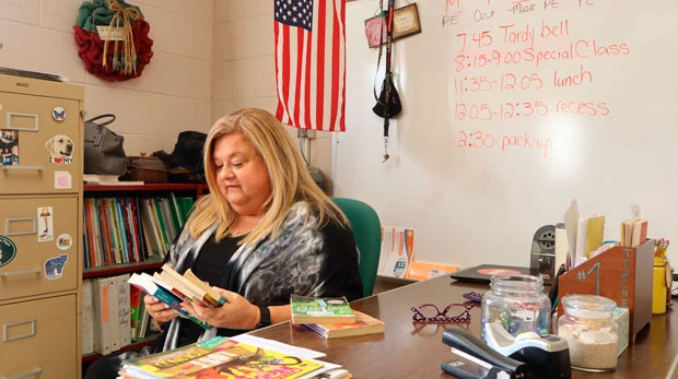 Amber McCoy a fourth grade teacher