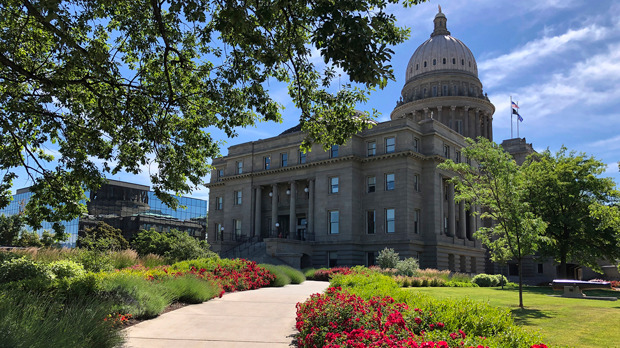 The Idaho State Capitol in Boise, Idaho
